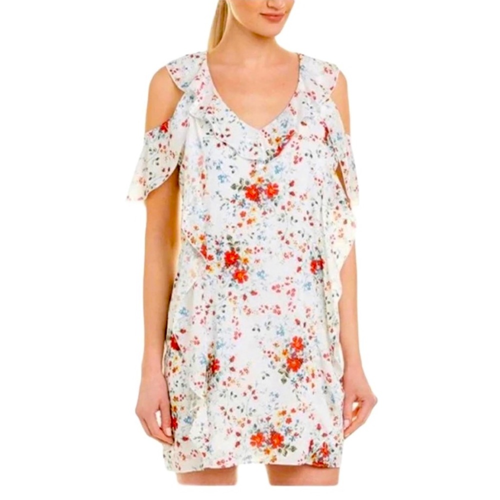 Parker | NWT | Floral Dress |  Cold Shoulders |  Size M